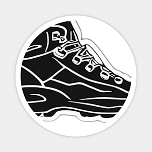 Stylish Hiking Boot Illustration No. 823 Magnet